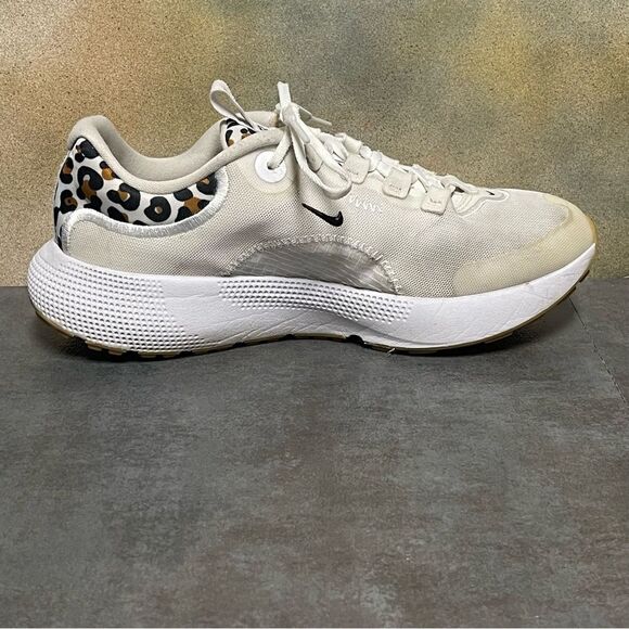 Nike React Escape Run DM3083-100 White Leopard Women's Running Shoes Size 7M - Picture 9 of 16